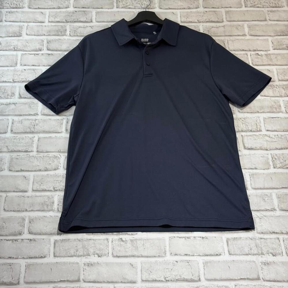 Sligo Polo Shirt Men's Size M Golf‎ Performance Lightweight Navy